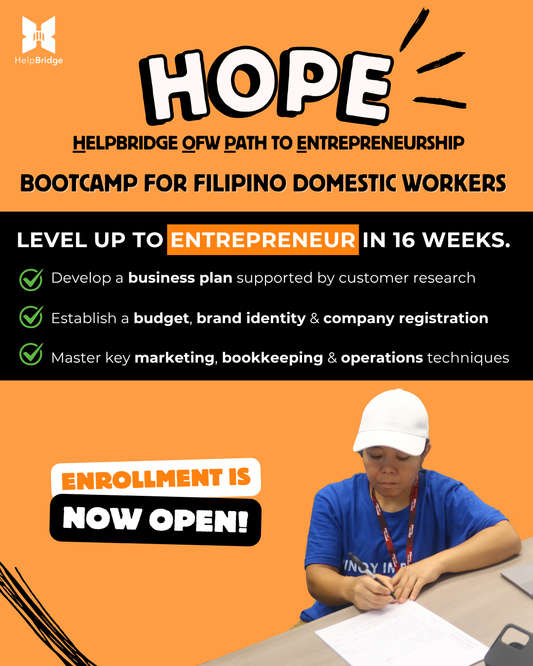 Enrollment Form – HOPE Bootcamp by HelpBridge (October 2025 batch)